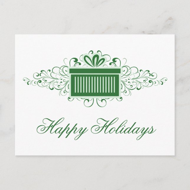 Cadeaux de vacances Présente Carte postale de Noël (Devant)