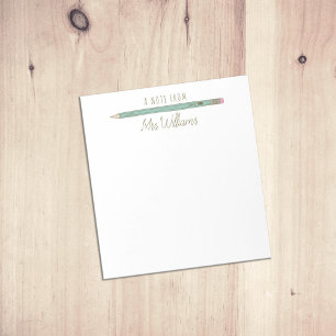 Cadeaux d'enseignants - Bloc-notes illustré person