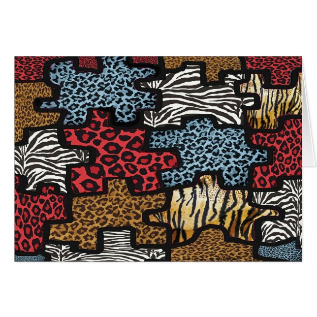 Cadeaux d'impression de puzzle RAB Rockabilly Léop (Devant horizontal)