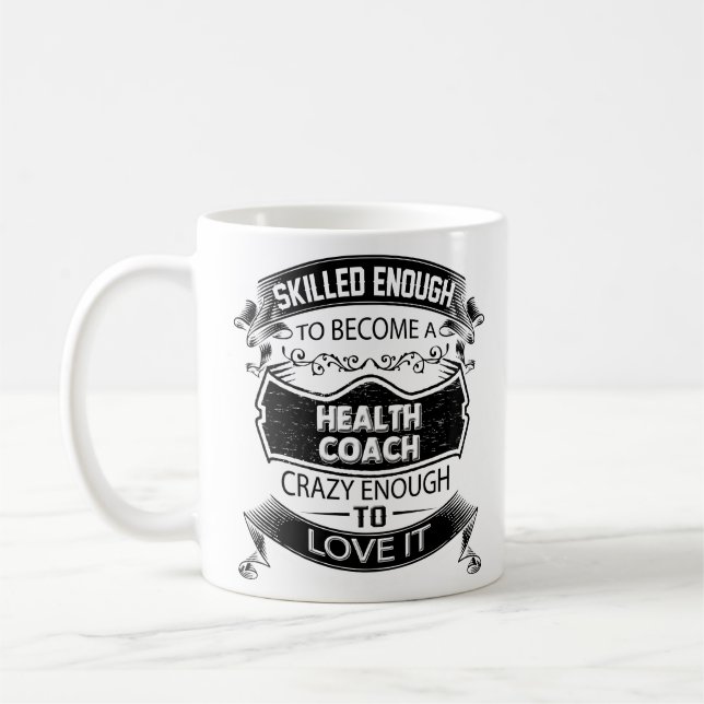 Cadeaux drôles de café de tasse d'entraîneur de (Gauche)