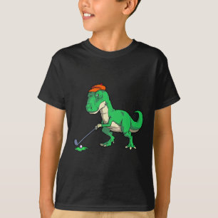 Cadeaux drôles de golf de dinosaure T Rex T-shirts