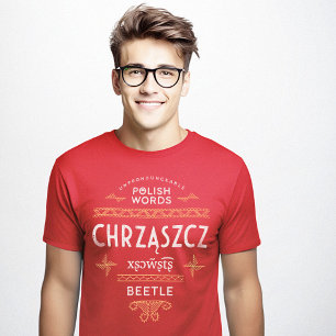 Cadeaux drôles en langue polonaise T-Shirt Scarabé