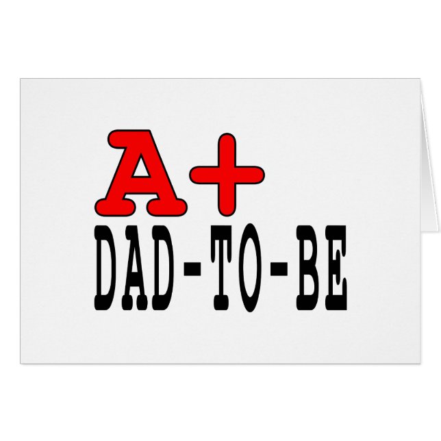 Cadeaux drôles pour que les papas soient : A+ Papa (Devant Horizontal)
