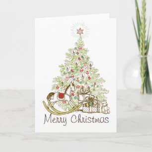 Cadeaux et cartes de Joyeux Noël d'arbre de Noël