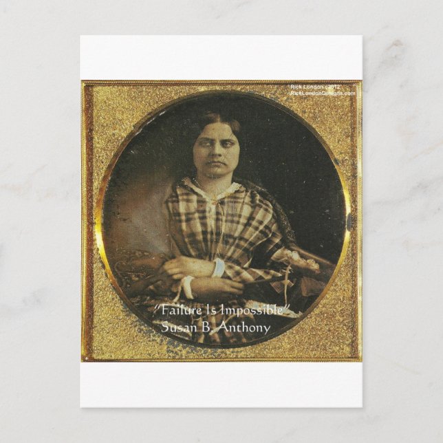 Cadeaux et Cartes de Sagesse de Susan B Anthony (Devant)
