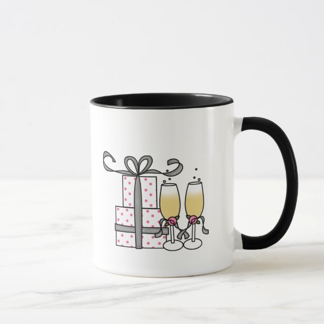 Cadeaux et tasse de Champagne (Droite)