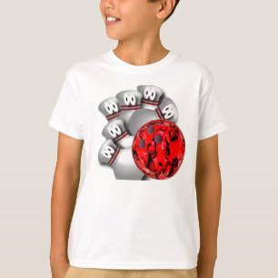 Cadeaux faits sur commande de T-shirts de bowling