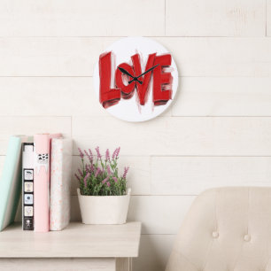 Cadeaux Horloges murales LOVE , décoration maison