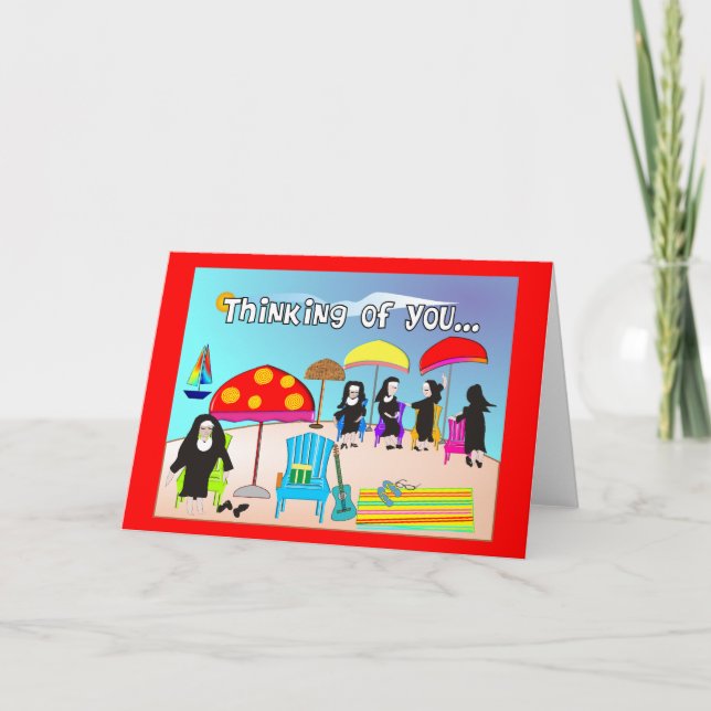 Cadeaux lunatiques et cartes d'art de nonne (Devant)