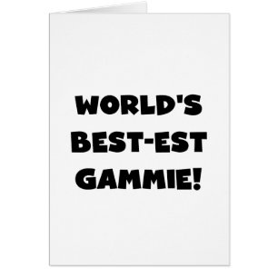 Cadeaux noirs et blancs du Meilleur-est Gammie du