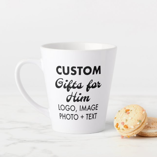 Cadeaux personnalisés pour lui Grand Latte Mug 12o (En situation)