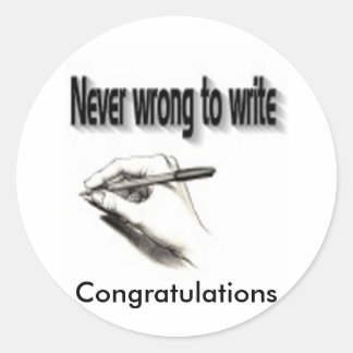 Cadeaux pour les autocollants des écrivains