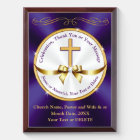 Cadeaux religieux pour elle, magnifique Plaque chr