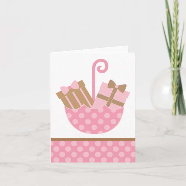 Cadeaux roses en Merci parapluie (Devant)