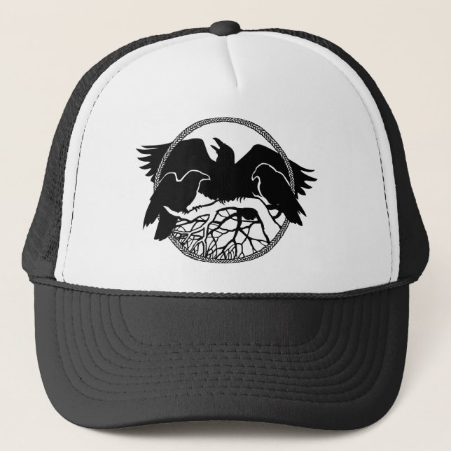 Cadeaux sauvages de Raven de casquettes de (Devant)