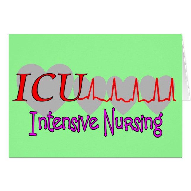 Cadeaux uniques de soins INTENSIFS d'ICU (Devant horizontal)