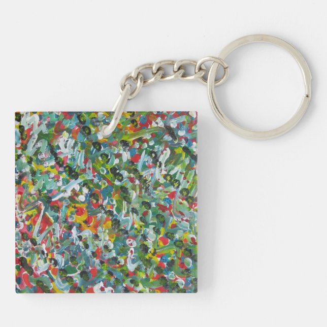 Cadeaux uniques - porte - clé (double face) de (Dos)