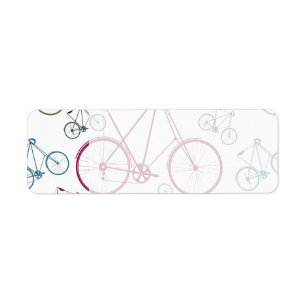Cadeaux vintages de motif de bicyclette pour des
