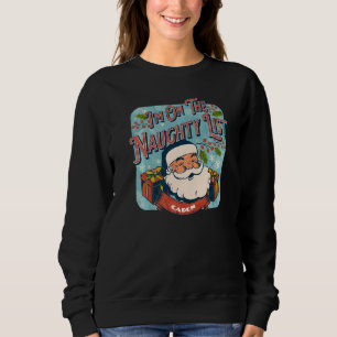 Caden Christmas Naughty List  Santa xmas holiday Sweatshirt
