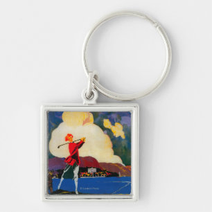 CadenabbiaTremezzo Vintage PosterEurope Keychain