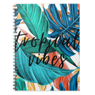 Caderno Espiral Tropical Vibes Notebook