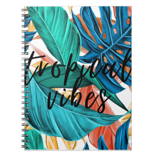 Caderno Espiral Tropical Vibes Notebook