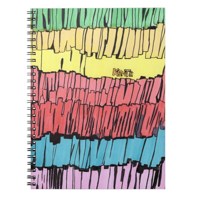 caderno para presente, caderno com cores vibrantes notebook (Front)