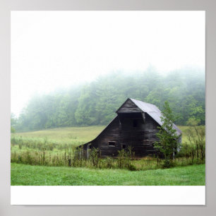Cades Cove Barn Poster