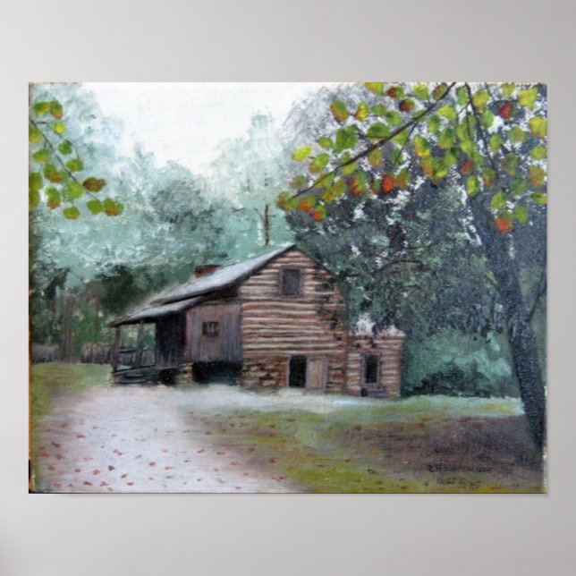 Cades Cove Elijah Oliver's Cabin Poster (Front)
