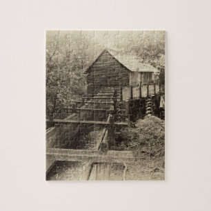 Cades Cove Grist Mill Jigsaw Puzzle