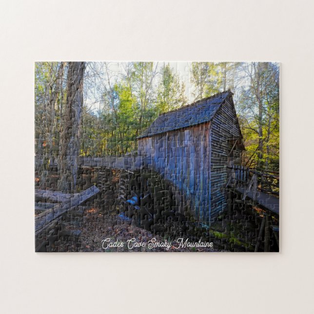 Cades Cove Smoky Mountains. Jigsaw Puzzle (Horizontal)