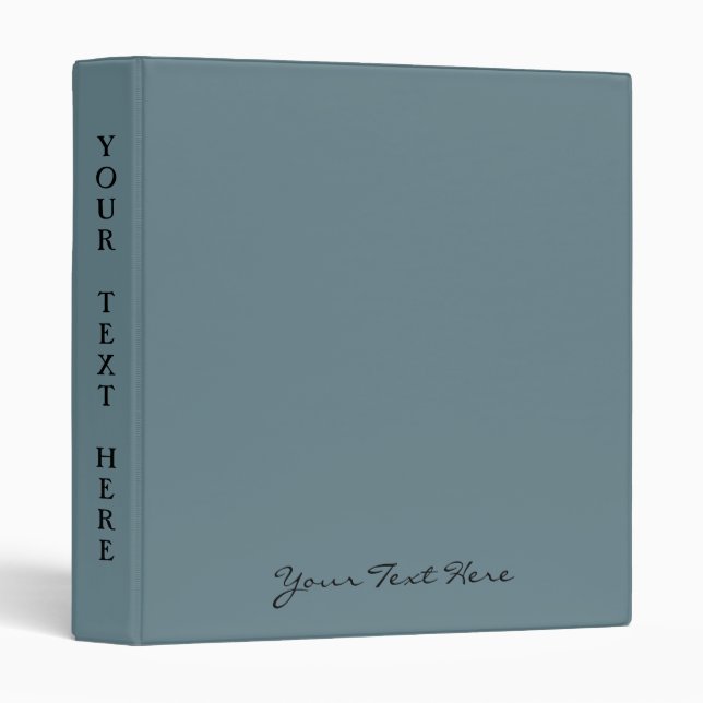 Cadet Blue Avery Binder (Front/Spine)