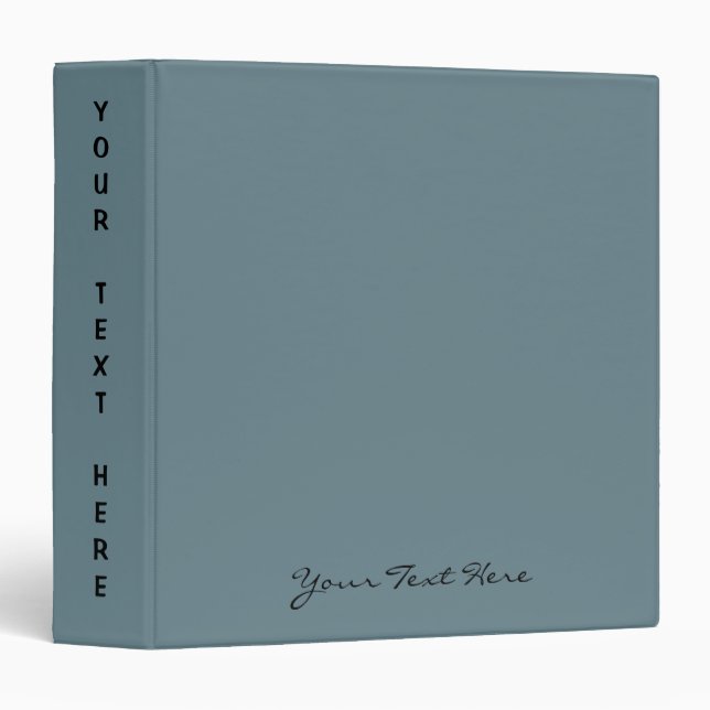 Cadet Blue Avery Binder (Front/Spine)