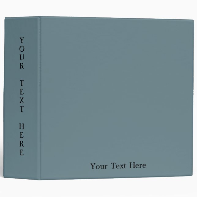 Cadet Blue Avery Binder (Front/Spine)
