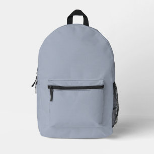 Cadet blue (Crayola) (solid colour)   Printed Backpack