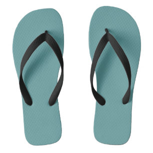Cadet blue (solid colour) flip flops