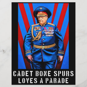 Cadet Bone Spurs Political Flyer