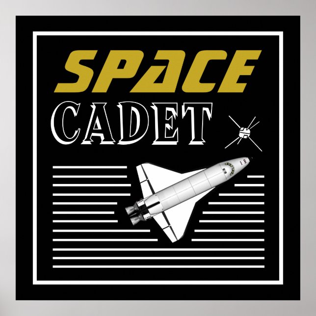 Cadet de l'espace, Poster d'artisanat spatial (Devant)