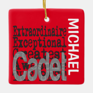 Cadet Extraordinaire CUSTOM Ceramic Ornament