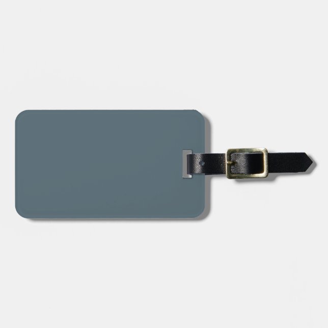 Cadet (solid colour) luggage tag (Front Horizontal)