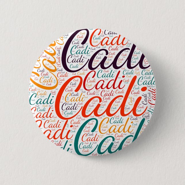 Cadi 2 Inch Round Button (Front)