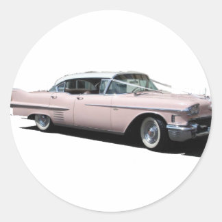 Cadillac 3 copy classic round sticker