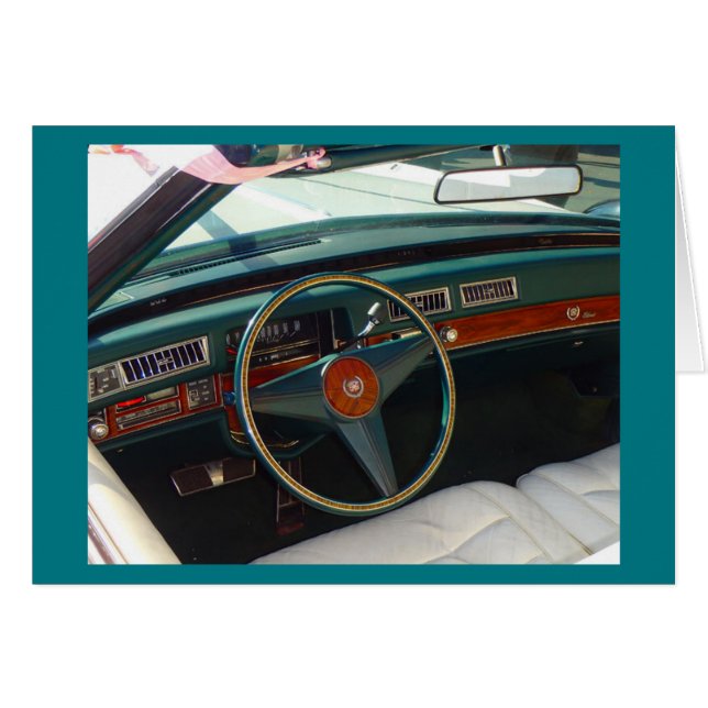 Cadillac Eldorado 1976 card (Front Horizontal)