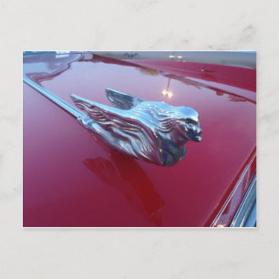 Cadillac Flying Woman Hood Ornament Postcard
