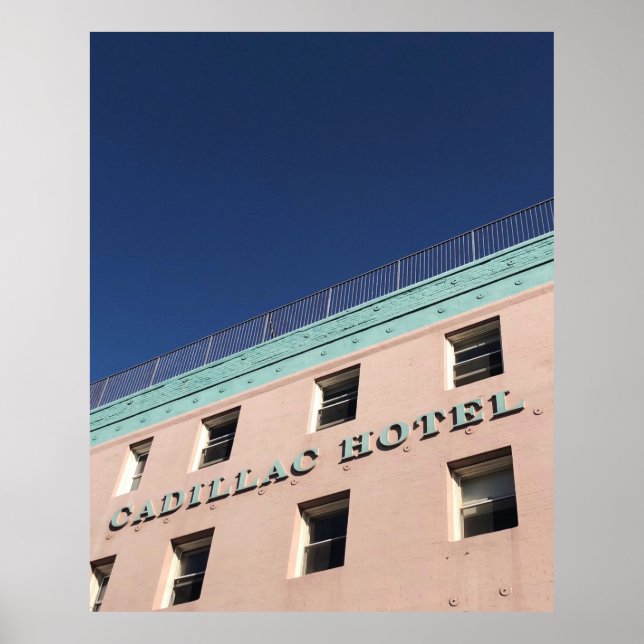 CADILLAC HOTEL BUILDING POSTER (Front)