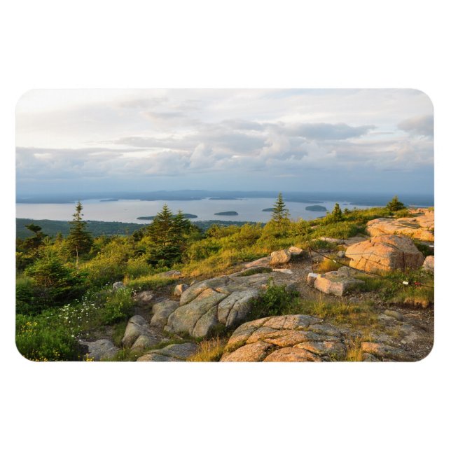 Cadillac Mountain Acadia National Park Magnet (Horizontal)