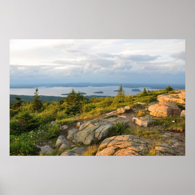 Cadillac Mountain Acadia National Park Poster (Front)