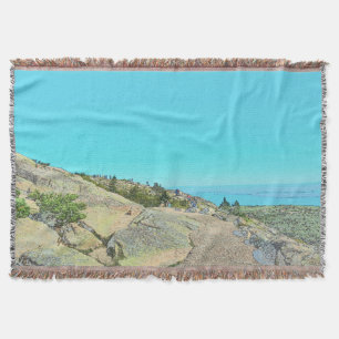 CADILLAC MOUNTAIN THROW BLANKET