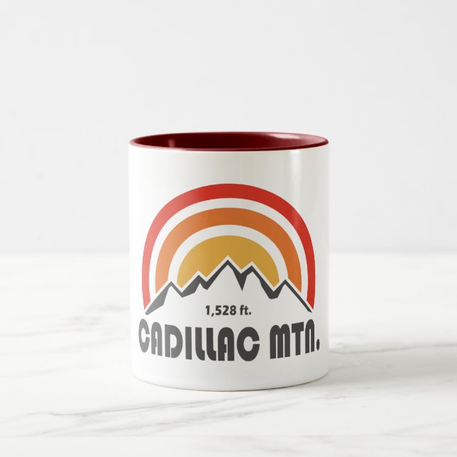 Cadillac Mountain Two-Tone Coffee Mug (Center)