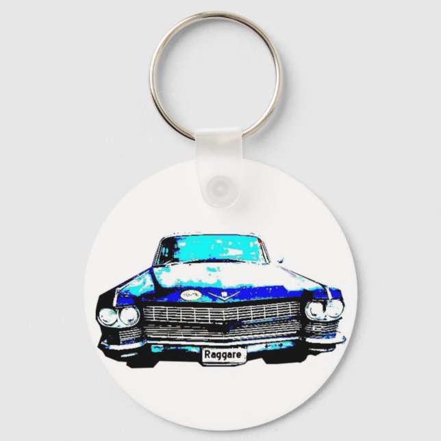 cadillac raggare car keychain (Front)